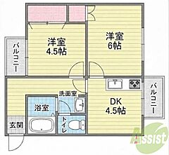 物件の間取り