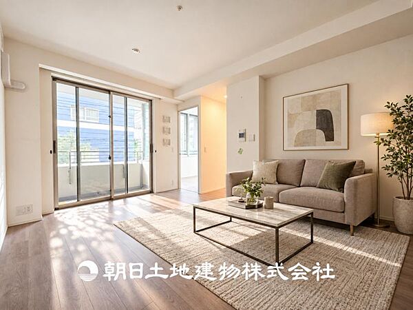 【リビング】本画像は、CGで作成しており、実際に現地に家具は置かれておりません。また、価格に家具は含まれておりません。