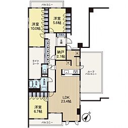 ユーカリハイツ久末 3SLDKの間取図画像