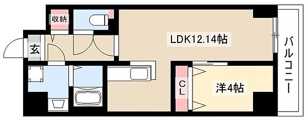 GRANDUKE古出来fiore ｜愛知県名古屋市千種区古出来3丁目(賃貸マンション1LDK・11階・41.00㎡)の写真 その2