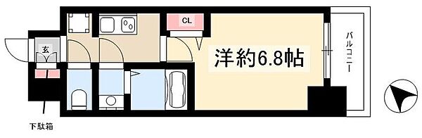 同じ建物の物件間取り写真 - ID:223032304446