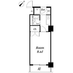 カーサノア八事 1階1Kの間取り