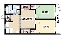 京源ハイツ 3階/-