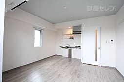 ル・ブルー鶴舞 10階ワンルームのリビング/ダイニング