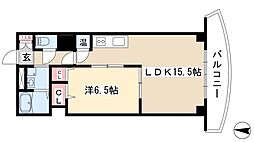 Ｍｅｄｉｏ18 9階1LDKの間取り