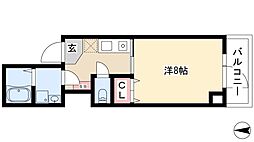 サン・錦本町ビル 10階1Kの間取り