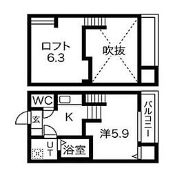アルバーノ鶴舞Ricco 2階