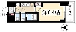 プレサンス広小路通今池 1Kの間取図画像
