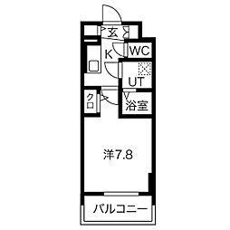 エスリード大須アヴェニュー 1Kの間取図画像