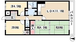 金山グランドハイツ 14階/-