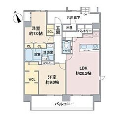 物件の間取り