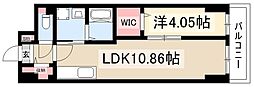 GRANDUKE古出来fiore 1LDKの間取図画像