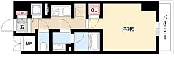 セイワパレス丸の内駅前 1Kの間取図画像