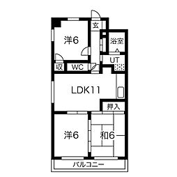 D.flat 3階