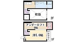 Attic野並 1Kの間取図画像