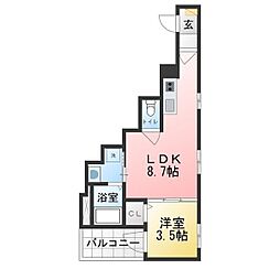 クラール川名 2階/-