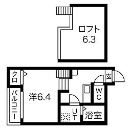 カーサフェリーチェW 2階