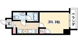 エルザビル名古屋駅前 1Kの間取図画像