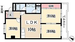グレースメゾンムラセ 3LDKの間取図画像