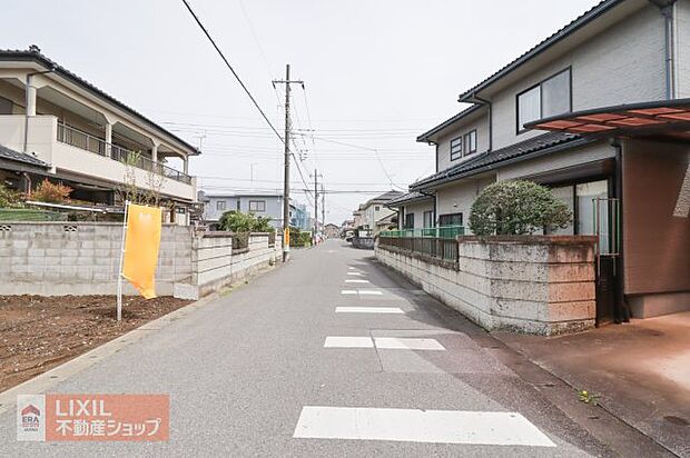 【前面道路】道の広さ・日当たりなど、ご確認ください。