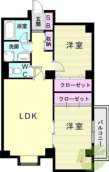 同じ建物の物件間取り写真 - ID:228047403055