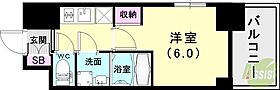 エスリード神戸兵庫駅ミッドポート  ｜ 兵庫県神戸市兵庫区松原通5丁目（賃貸マンション1K・2階・21.68㎡） その2