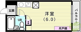 ポストセイシン  ｜ 兵庫県神戸市西区大津和2丁目（賃貸マンション1R・2階・15.80㎡） その2