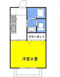 間取図画像 1K
