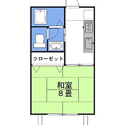 グラシアス・WEST 1Kの間取図画像
