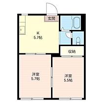 ハイツ友成 C102 ｜ 埼玉県熊谷市別府3丁目（賃貸アパート2DK・1階・35.27㎡） その2