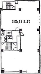 河野ビル ワンルームの間取図画像