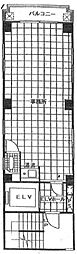 第一小森谷ビル ワンルームの間取図画像