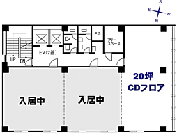 白王ビル ワンルームの間取図画像