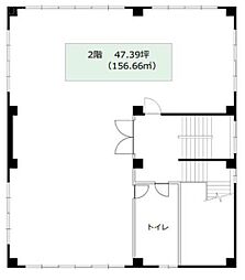 植田ビル ワンルームの間取図画像