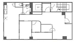 メディコ西新橋ビル ワンルームの間取図画像