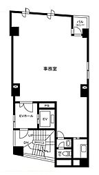 一番町ファーストビル ワンルームの間取図画像