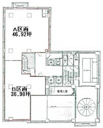 YK-15ビル ワンルームの間取図画像