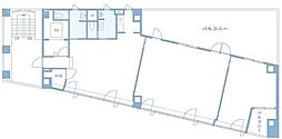 渋谷ふじみビルディング ワンルームの間取図画像