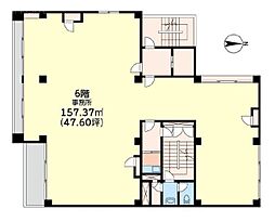 麹町アネックス ワンルームの間取図画像