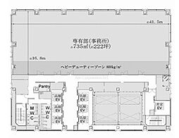 Kタワー横浜 ワンルームの間取図画像