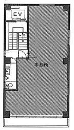 新東ビル ワンルームの間取図画像