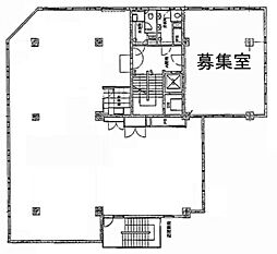 新々会館日本橋ビル ワンルームの間取図画像