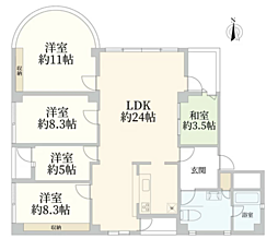 ボルテックス青山 ワンルームの間取図画像