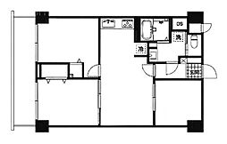 ライオンズマンション西新宿 ワンルームの間取図画像
