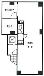 セントラル弥生 ワンルームの間取図画像