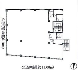 富士ビル ワンルームの間取図画像