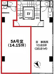 西新橋ビル ワンルームの間取図画像