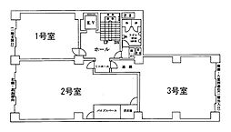 ニュー八重洲ビル ワンルームの間取図画像