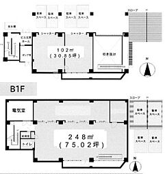 第三村上 1階/B1F〜2F