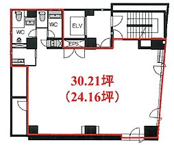 友泉本石町ビル ワンルームの間取図画像